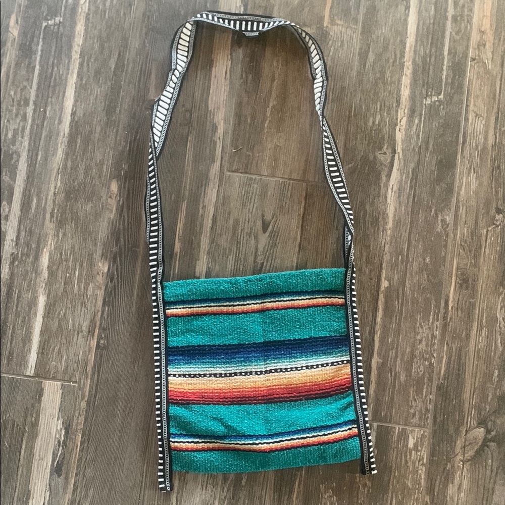 Colorful Striped Women's Bag